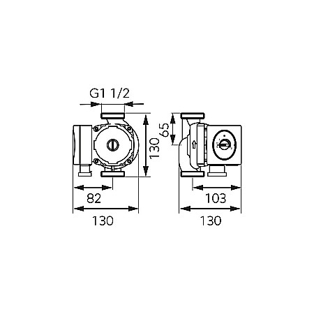 POMPA CIRCULATIE 25-40-130 GPA II ELECTRONIC WEBERMAN/FERRO 0603W [2]
