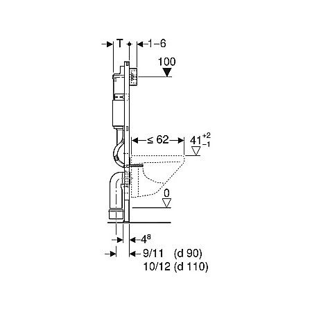 REZERVOR WC INGROPAT DUOFIX DELTA UP320 SET FIXARE FARA CLAPETA GEBERIT [2]