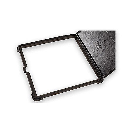 Capac + rama fonta patrat 62x62x34 clasa b 125 cu inchizator [2]