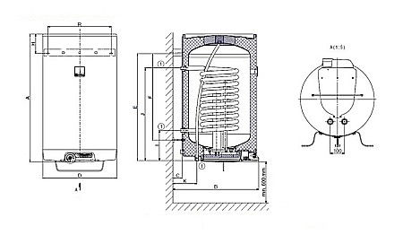 BOILER TERMOELECTRIC DRAZICE OKC 80 LITRI 1101208101 [2]