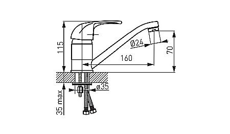 BATERIE BUCATARIE FERRO VASTO GAT SCURT BVA2A [1]