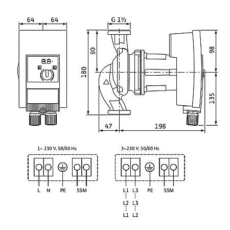 POMPA CIRCULATIE WILO YONOS MAXO 25/0.5-12 180 2120641 [1]