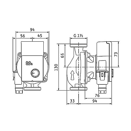 POMPA CIRCULATIE WILO YONOS PICO 1.0 25/1-6 130 4248085 [1]