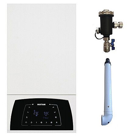CENTRALA TERMICA IN CONDENSATIE MOTAN CONDENS PLUS 100 25 KIT EVACUARE INCLUS GARANTIE 7 ANI [2]