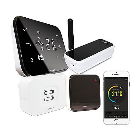 Termostate centrala ambient - Pachet termostat ambiental Salus IT500, control prin internet a 2 zone