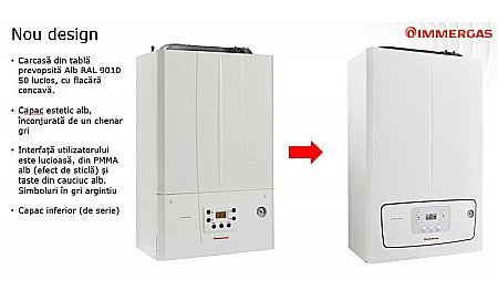 CENTRALA TERMICA PE GAZ IN CONDENSARE IMMERGAS VICTRIX TERA 24 PLUS V2 DOAR INCALZIRE KIT DE EVACUARE INCLUS [3]