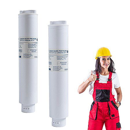 Pachete promotionale - Pachet cartus carbune activ si postcartus carbune activ pentru osmoza inversa 600GPD Aquapur Valhoh Valrom