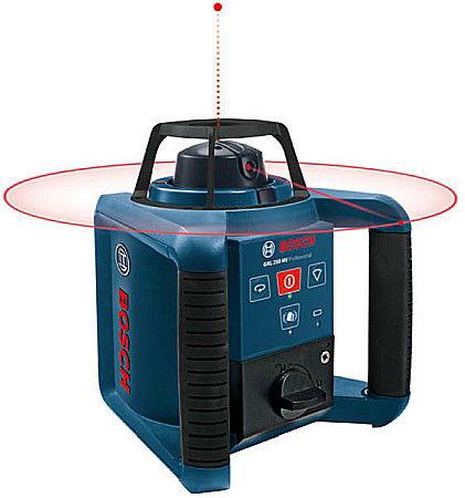 Unelte si scule - BOSCH GRL 250 HV NIVELA ROTATIVA, RECEPTOR 125M, PRECIZIE 0.1 MM/M 0601061600