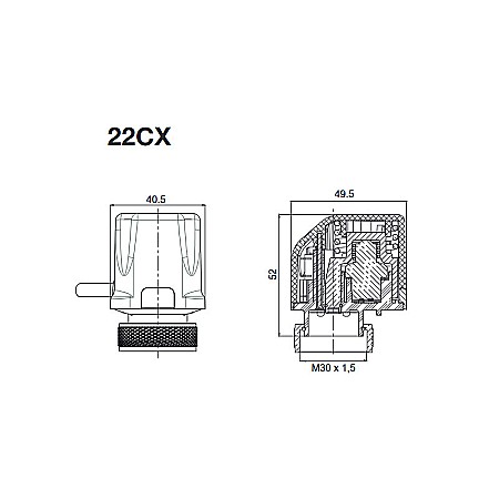 ACTUATOR ELECTROMOTOR NORMAL DESCHIS 4 FIRE PENTRU VANA 2 SAU 3 CAI 22CX230NA4 WATTS [1]