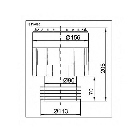 Aerator pp dn110 ventil aerisire coloana Styron [1]