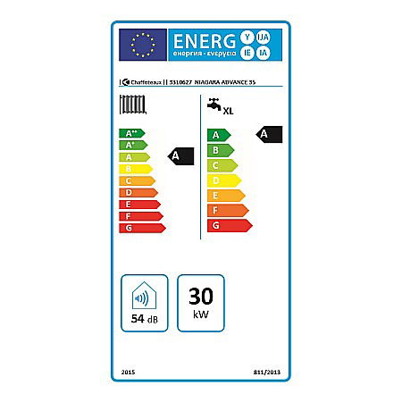 CENTRALA TERMICA PE GAZ IN CONDENSARE CHAFFOTEAUX NIAGARA ADVANCE 35 BOILER 40 L KIT EVACUARE INCLUS [3]