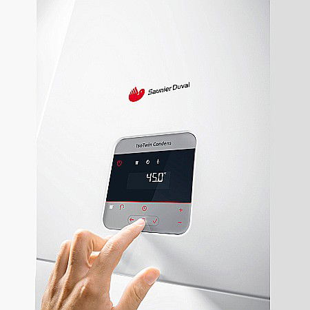 CENTRALA TERMICA IN CONDENSARE SAUNIER DUVAL ISOTWIN CONDENS T35 CU BOILER INCORPORAT 42 L KIT EVACUARE INCLUS [3]