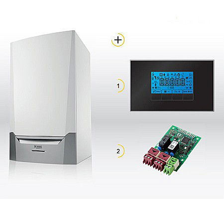 CENTRALA TERMICA PE GAZ IN CONDENSATIE REMEHA QUINTA ACE 115 BL DOAR INCALZIRE FARA VANA CU 3 CAI KIT EVACUARE INCLUS [2]