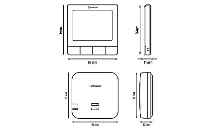 TERMOSTAT SALUS QUANTUM SQ610RFBLACK PROGRAMABIL CU RADIO COMANDA [1]