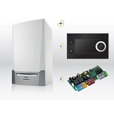 CENTRALA TERMICA PE GAZ IN CONDENSATIE REMEHA QUINTA ACE 65 PL DOAR INCALZIRE FARA VANA CU 3 CAI KIT EVACUARE INCLUS [2]