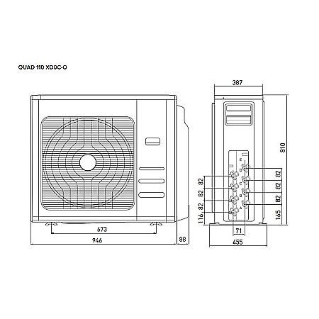 APARAT AER CONDITIONAT QUADRI SPLIT ARISTON PRIOS 110 INVERTER 9000+9000+9000+9000 BTU CLASA A++ ULTRA SILENT [6]