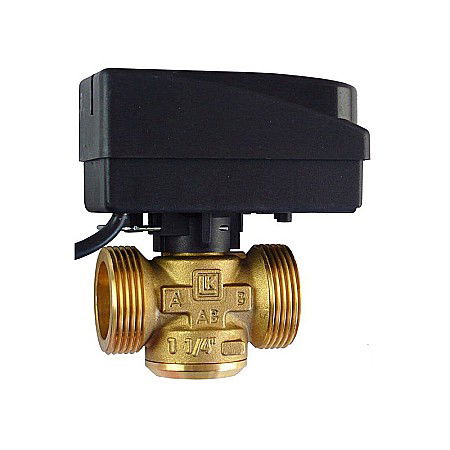 Accesorii camera tehnica distribuitoare butelii de egalizare vane mixare - VANA DE ZONA CU 2 CAI 11/4 DN32 KVS=11M3/H REGULUS CU SERVOMOTOR SI CABLU LK525 NC 16284