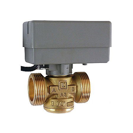 Accesorii camera tehnica distribuitoare butelii de egalizare vane mixare - VANA DE ZONA CU 2 CAI 11/4 DN32 KVS=11M3/H REGULUS CU SERVOMOTOR SI CABLU LK525 NO 12875