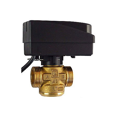 Accesorii camera tehnica distribuitoare butelii de egalizare vane mixare - VANA DE ZONA CU 2 CAI 1 DN25 KVS=11M3/H REGULUS CU SERVOMOTOR SI CABLU LK525 NC 16283