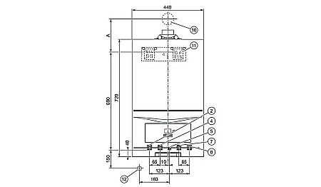 CENTRALA TERMICA PE GAZ IN CONDENSATIE VAILLANT ECOTEC PURE VUW 286/7-2 26.1 KW KIT EVACUARE INCLUS [5]