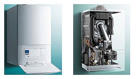 CENTRALA TERMICA PE GAZ IN CONDENSARE VAILLANT ECOTEC PLUS VU INT 656/5-5 63.5 KW DOAR INCALZIRE KIT DE EVACUARE INCLUS [6]
