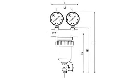 FILTRU PURJARE 3/4 CU SITA INOX MALGORANI 159.34.N [1]