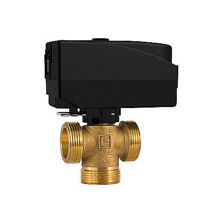 Accesorii camera tehnica distribuitoare butelii de egalizare vane mixare - VANA DE ZONA CU 3 CAI 11/4 DN32 KVS=8M3/H REGULUS CU SERVOMOTOR SI CABLU LK525 11285