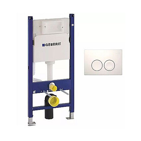 Rezervoare, rame WC incastrate si clapete - REZERVOR WC INGROPAT DUOFIX DELTA UP100 SET FIXARE CLAPETA DELTA 20 ALB GEBERIT