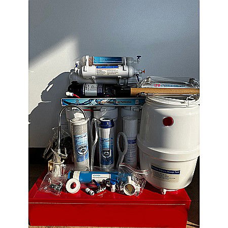 FILTRU DE APA CU OSMOZA INVERSA IN 6 TREPTE CU MINERALIZARE CU POMPA SI LAMPA UV KT-RO-50-UV [2]