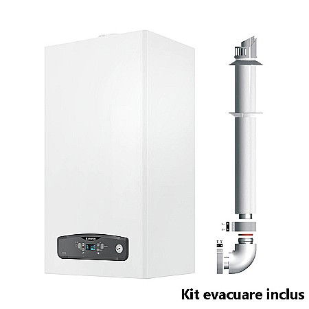 Centrale termice gaz - CENTRALA TERMICA PE GAZ ARISTON CARES S 30 IN CONDENSATIE KIT EVACUARE INCLUS 3301638