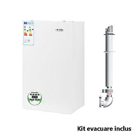 Centrale termice gaz - CENTRALA TERMICA PE GAZ IN CONDENSATIE MOTAN MK DENS 20 GRUP HIDRAULIC COMPOZIT KIT EVACUARE INCLUS
