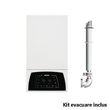 Centrale termice gaz - CENTRALA TERMICA IN CONDENSATIE MOTAN CONDENS PLUS 100 25 KIT EVACUARE INCLUS GARANTIE 7 ANI