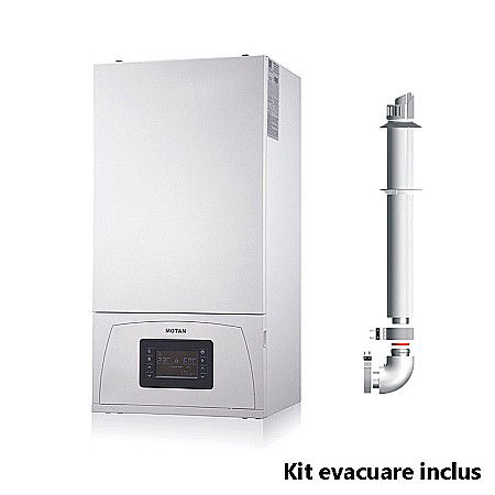 Termice - CENTRALA TERMICA IN CONDENSATIE MOTAN CONDENS 100 45 CH2 DOAR INCALZIRE KIT DE EVACUARE INCLUS