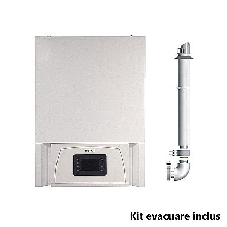Termice - CENTRALA TERMICA IN CONDENSATIE MOTAN CONDENS 100 70 CH2 DOAR INCALZIRE KIT DE EVACUARE INCLUS