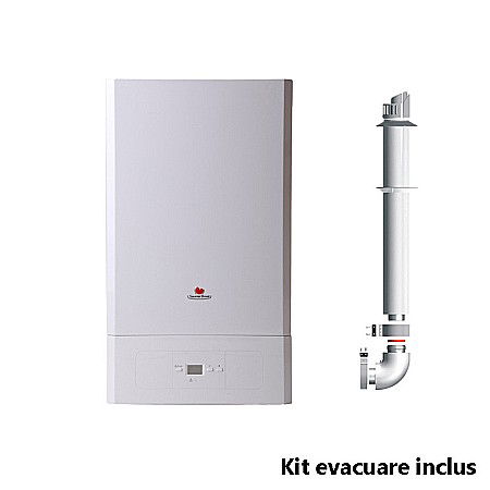 Termice - CENTRALA TERMICA PE GAZ IN CONDENSARE SAUNIER DUVAL SEMIATEK CONDENS 24 KIT EVACUARE INCLUS