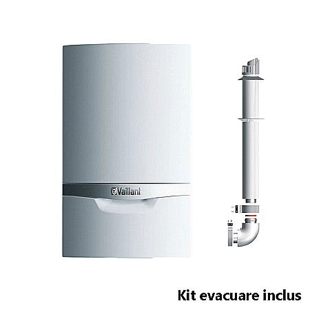 CENTRALA TERMICA PE GAZ IN CONDENSARE VAILLANT ECOTEC PLUS VU INT 656/5-5 63.5 KW DOAR INCALZIRE KIT DE EVACUARE INCLUS