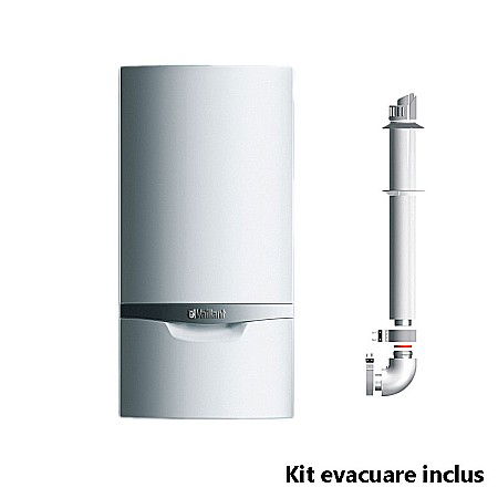 CENTRALA TERMICA PE GAZ IN CONDENSARE VAILLANT ECOTEC PLUS VU OE 1006/5-5 100 KW KIT DE EVACUARE INCLUS DOAR INCALZIRE
