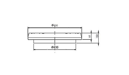 Capac camin pehd dn640-dext.800 Kompactkit [1]