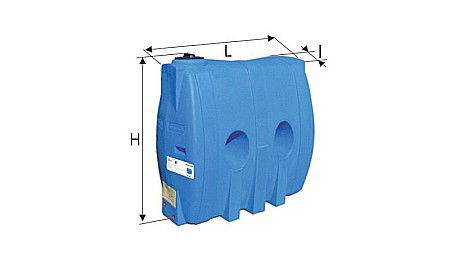 Rezervor apa 1000l suprateran oval Stockkit Valrom 49020310000 [1]