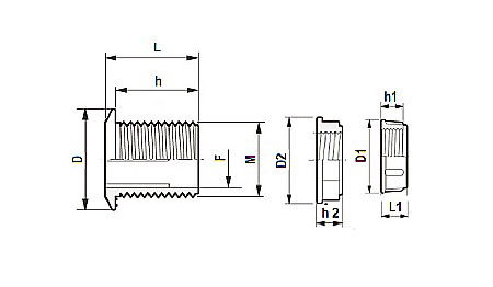 Kit niplu cu piulita 11/4 pentru rezervor apa fara garnitura Stockkit stut butoi Valrom [2]