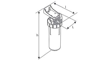 Filtru anticalcar cu polifosfati 10 racord 1 Aquapur Valhoh Valrom [1]