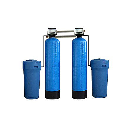 Statie dedurizare apa Soft 100 Twin vana Performa Q=4,0 MC/H cu by-bass AQUA09170100040 Aquapur Valhoh Valrom [2]