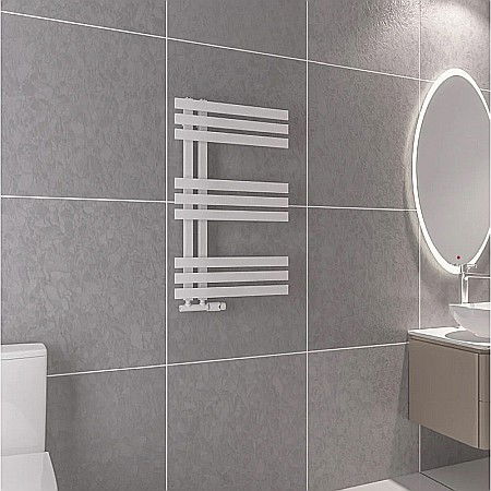 Radiatoare decorative - RADIATOR DECORATIV DE BAIE HEKO ELCHE 800X500 ALB TEXTURAT