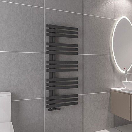 Radiatoare decorative - RADIATOR DECORATIV DE BAIE HEKO ELCHE 800X500 ANTRACIT