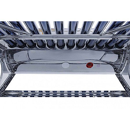 PANOU SOLAR NEPRESURIZAT INSTALSOL 15 TUBURI VIDATE CU BOILER 150 L, SUPORT FIXARE SI REZERVOR FLOTOR [5]