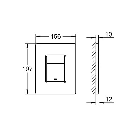 CLAPETA ACTIONARE GROHE SKATE COSMOPOLITAN CROM 38732000 [2]