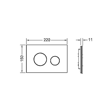 CLAPETA DE ACTIONARE STICLA ALBA TECE LOOP 9240650 [1]