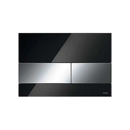 Obiecte Sanitare - CLAPETA DE ACTIONARE STICLA NEAGRA/CROM LUCIOS TECE SQUARE 9240807