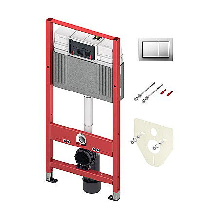 Rezervoare si rame incastrate - REZERVOR WC INCASTRAT 50X112CM PLACA ACTIONARE SI IZOLATIE INCLUSE TECEBASE 9400406