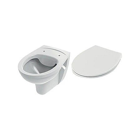 Obiecte Sanitare - VAS WC SUSPENDAT RIMLESS CU CAPAC CU INCHIDERE LENTA TECE 9700018